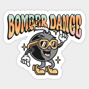 Vintage Bomber Dance Sticker